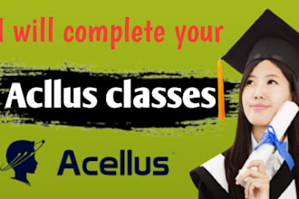complete your acellus classes and guidance