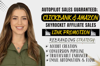 promote amazon storefront or clickbank affiliate marketing for passive income