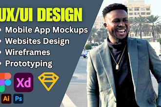 design professional UX wireframes and UI mockups for websites, and apps