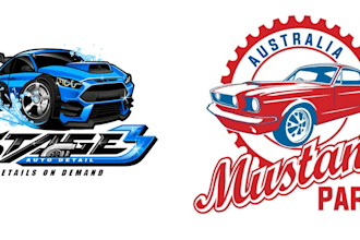 design mobile detailing, auto detailing, automotive and car wash logo