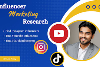 provide best instagram, tiktok and youtube influencer list for your outreach