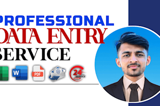 do fastest data entry, format, clean excel data