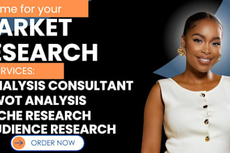 be your market research analysis consultant, swot competitor analysis