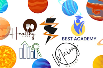 create a modern logo with premium branding identity