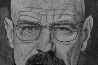 do detailed pencil portraits