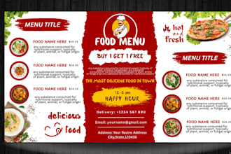 do restaurant menu design,cafe menu design