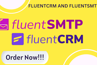 setup fluentcrm CRM, fluent SMTP, fluent form, funnelkit, fluent community