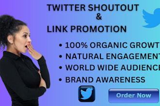 shoutout, promote website link to 200m USA, UK, twitter, ig, fb, tiktok audience