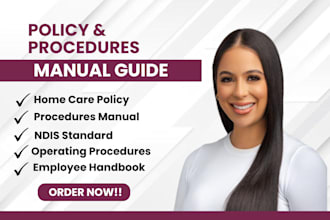 write manual ndis employee handbook policy and procedures, privacy policy