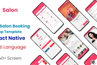 develop custom ai salon booking app, ai beauty app, spa app, all ai features