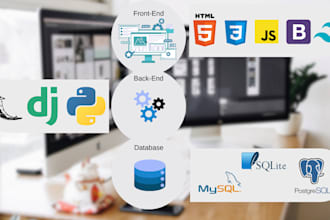 develop custom django or flask web applications and rest apis