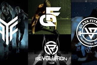 design trendy fitness , gym, health and sports logo design
