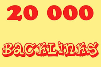 create 20 000 SCRAPEBOX Backlinks with unlimited Urls and Keywords, always overdeliver and fast turnaround time