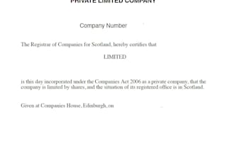 provide a UK company formation service