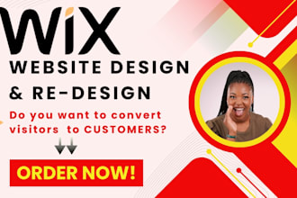 wix website design and redesign create wix website design wix landing page