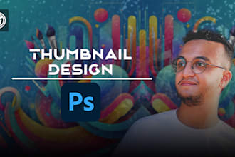 design professional thumbnails for your fiverr gig