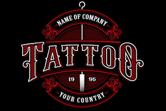 design logo for tattoo studio and tattoo artist