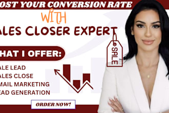 sales closer sales rep sales agent be your virtual assistant telemarketing