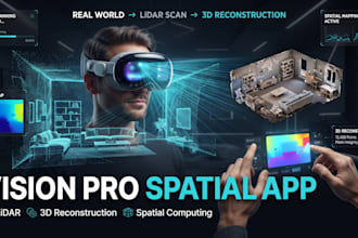 develop an apple vision pro spatial app with lidar and 3d reconstruction