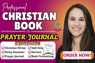 amazon kindle prayer journal design, daily devotional amazon kdp christian ebook