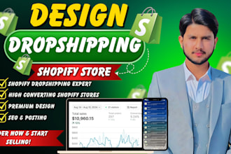 build a high converting shopify dropshipping store with winning products