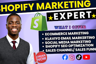boost shopify sales with shopify marketing, ecommerce marketing and promotion