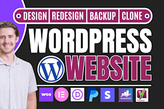 develop design redesign revamp clone migrate backup restore wordpress website