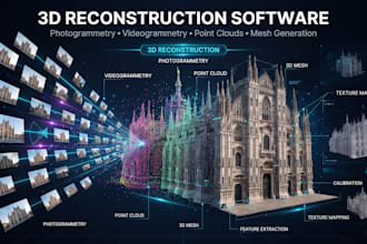 develop 3d reconstruction, photogrammetry and videogrammetry software