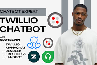 twillio SMS  chatbot instagram chatbot manychat twillo zendesk freshdesk
