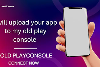 upload your android mobile app to my old play console