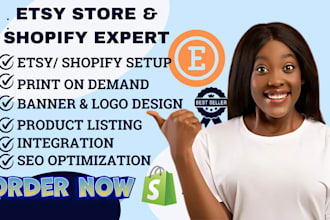 setup etsy shopify print on demand etsy digital products shop digital journal