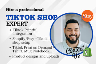 setup tiktok printful shopify pod shopify printful gelato tiktok shop redesign