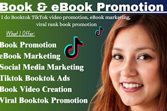 do booktok promotion viral book tiktok ads book video marketing ebook amazon kdp