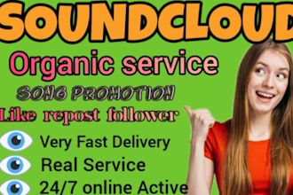 promote your soundcloud music to real and active listeners
