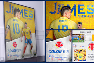 design high impact sports graphics posters
