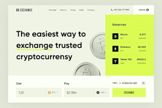 develop exchange website, crypto exchange, crypto website, trading website