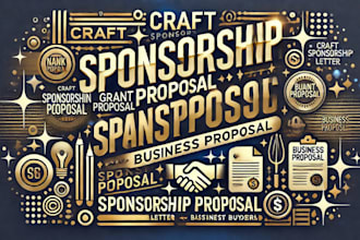 craft sponsorship proposal, grant proposal sponsorship letter, business proposal