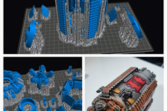 support 3d models for resin printing