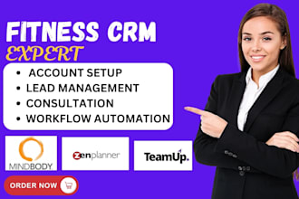 setup fitness crm mindbody zenplanner teamup salesforce virtuaguy gymmaster crm