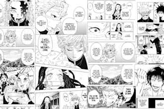 draw anime manga comic manga manga storyboard comic script as a manga artist