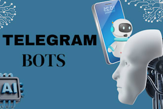develop your complex telegram bot for groups and  channels, bot develop