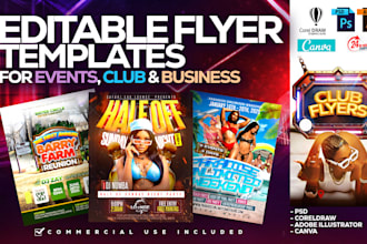 sell premium editable PSD flyer templates
