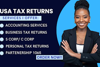 do usa tax return, llc tax 1120, 1040, 5472, 1065 as a cpa