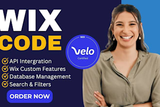 develop or fix wix website with wix velo, wix studio, wix database, wix API