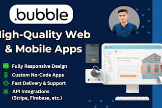 create your ideal website or app in bubble io