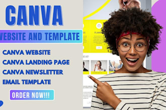 design editable canva newsletter canva animation canva website template in 24hrs