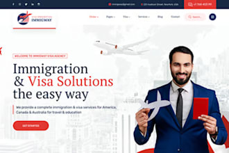 do immigration website immigration lawyer wordpress website visa application