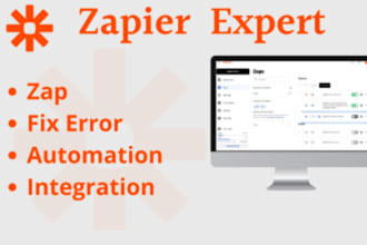 setup zapier webhook, zapier automation, zapier integration, API expert