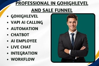 setup gohighlevel vapi ai calling automation chatbot ghl ai employee live chat