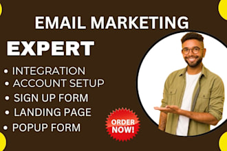 setup mailchimp email marketing automation mailchimp popup form landing page